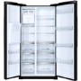 Refurbished Haier HRF-630IB7 Freestanding 555 Litre 70/30 Frost Free American Fridge Freezer Black