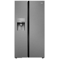 Refurbished Haier HRF-636IM6 Freestanding 540 Litre 65/35 American Fridge Freezer Stainless Steel