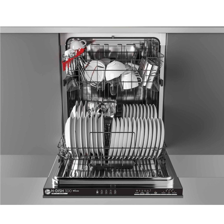 Hoover HRIN2L360PB H-Dish 300 Wi-Fi Connected 13 Place Fully Integrated Dishwasher