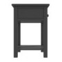Grey Painted Bedside Table with Drawer - Harper