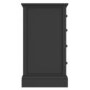 Grey Painted Chest of 5 Drawers - Harper