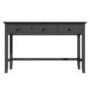 Grey Painted Dressing Table with 3 Drawers - Harper