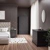 Grey Painted Dressing Table with 3 Drawers - Harper