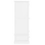 White Painted 2 Door Double Wardrobe with Drawer - Harper