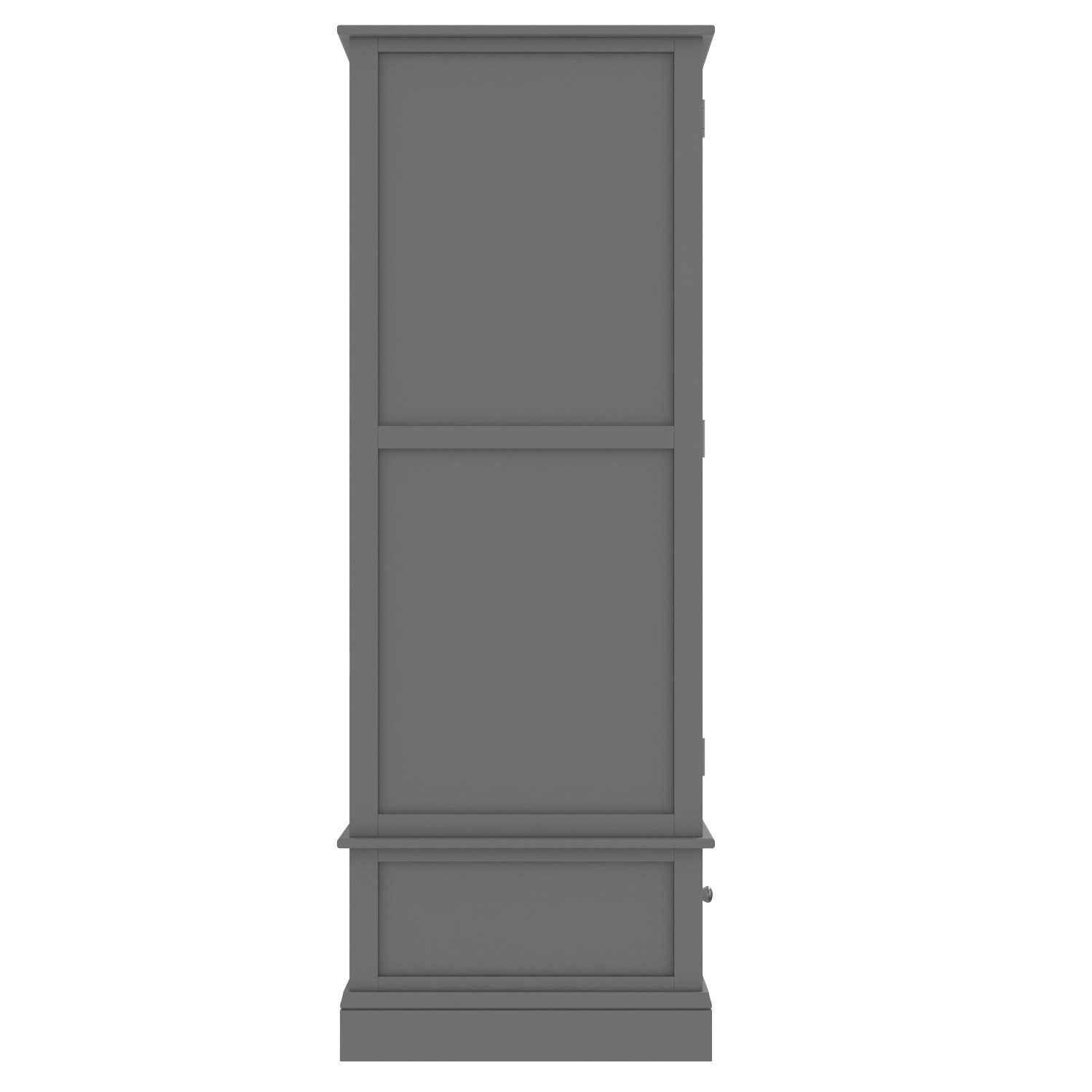 Harper Grey Solid Wood 3 Door 3 Drawer Wardrobe Buy It Direct