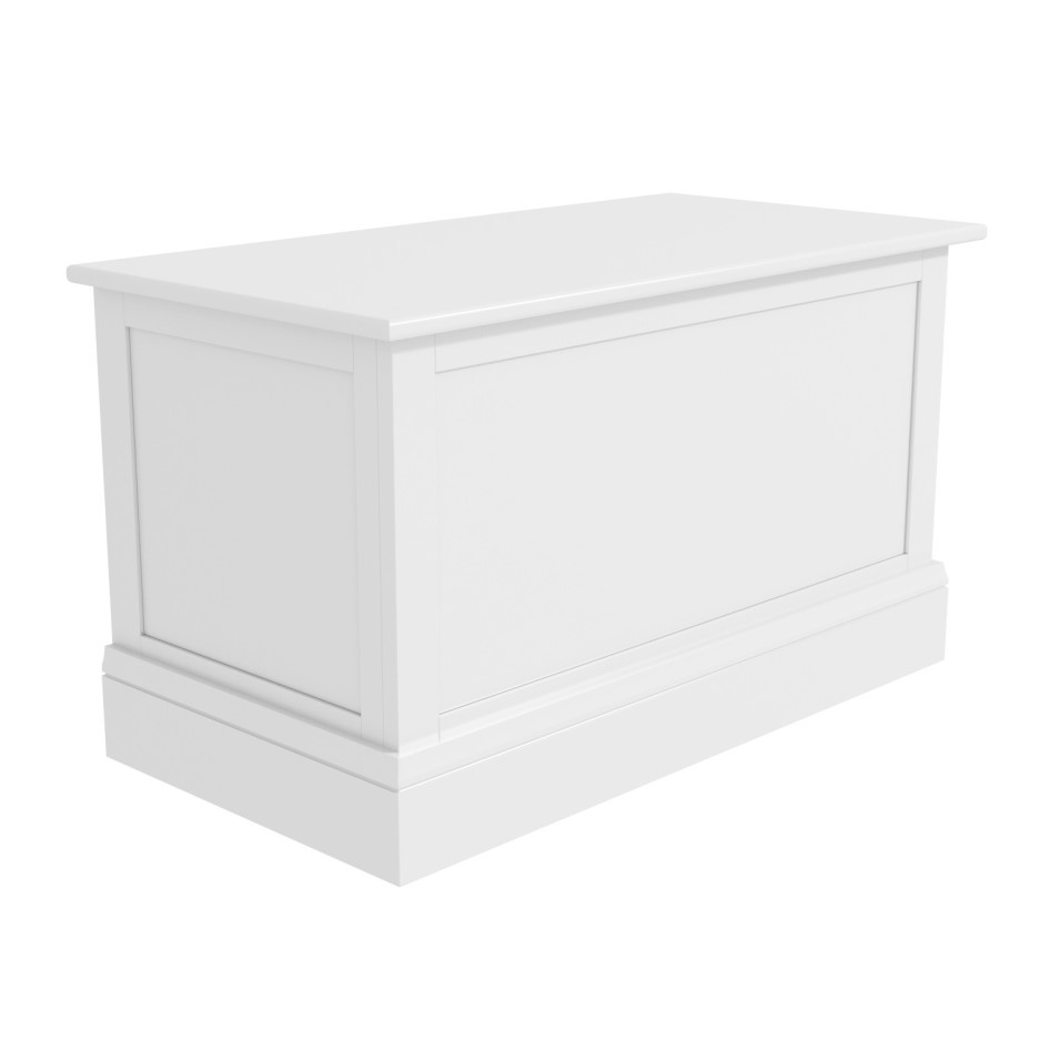 Harper White Solid Wood Blanket Box BuyItDirect.ie