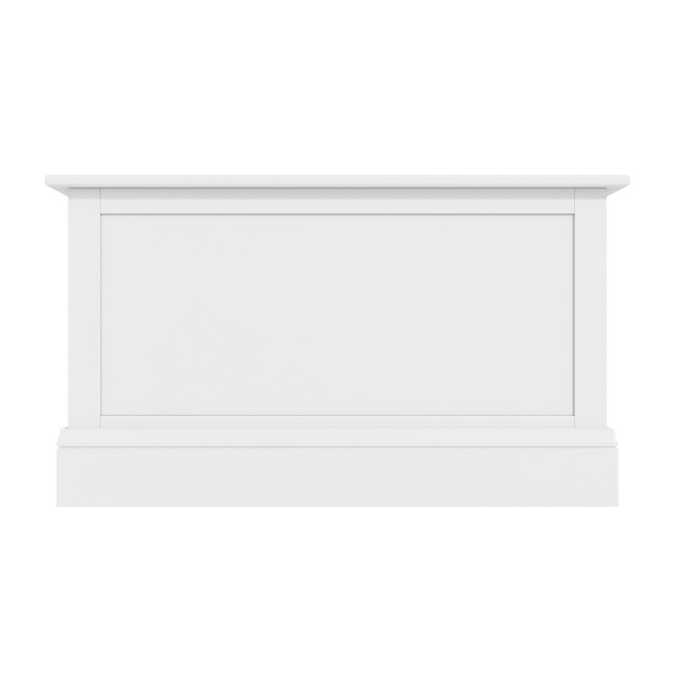 Harper White Solid Wood Blanket Box