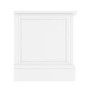 Harper White Solid Wood Blanket Box