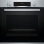 Bosch Series 4 Electric Single Oven with Catalytic Cleaning and Added Steam Function - Stainless Steel