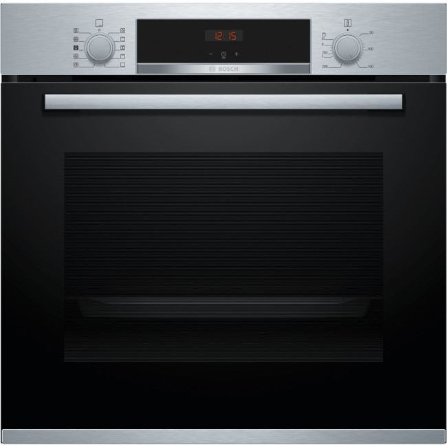 Bosch Series 4 Electric Single Oven with Catalytic Cleaning and Added Steam Function - Stainless Steel