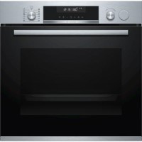 Bosch HRS578BS6B Serie 6 Added Steam Multifunction Electric Built-in Single Oven - Stainless Steel
