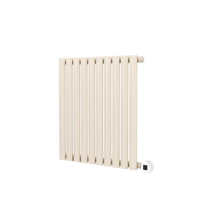 Cleopatra Horizontal Smart Electric Radiator with Wi-Fi Thermostat - 1.2KW - H600xW590 - Bathroom Safe
