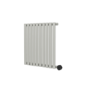 Smoked Stone Horizontal Smart Electric Radiator with Wi-Fi Thermostat - 1.2KW - H600xW590 - Bathroom Safe