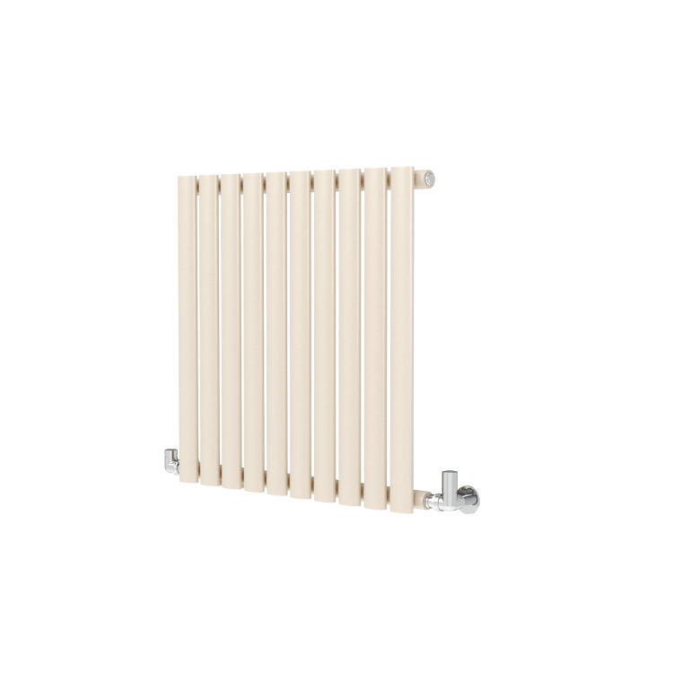 Sorrento Cleopatra Horizontal Oval Designer Radiator 600x590mm Single Panel 1576 BTU
