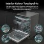 Hisense Hi6 Freestanding Dishwasher - Auto dry A-Rated Stainless Steel