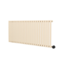 Elk brown Horizontal Smart Electric Radiator with Wi-Fi Thermostat - 2KW - H600xW1410 - Bathroom Safe