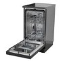 Hisense Freestanding Slimline Dishwasher - Auto Dry C-Rated Black
