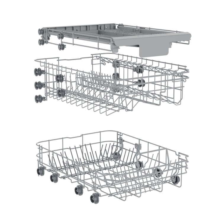 Hisense Freestanding Slimline Dishwasher - Auto Dry C-Rated Black