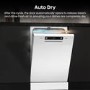 Hisense Freestanding Slimline Dishwasher - Auto Dry C-Rated White