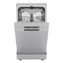 Hisense Freestanding Slimline Dishwasher - Auto Dry C-Rated Silver