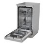 Hisense Freestanding Slimline Dishwasher - Auto Dry C-Rated Silver