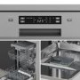 Hisense Freestanding Slimline Dishwasher - Auto Dry C-Rated Silver