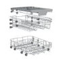 Hisense Freestanding Slimline Dishwasher - Auto Dry C-Rated Silver