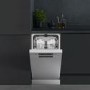 Hisense Freestanding Slimline Dishwasher - Auto Dry C-Rated Silver