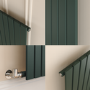 Riace Evergreen Horizontal Flat Designer Radiator 600x408mm Single Panel 953 BTU