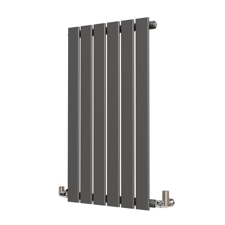 Riace Anthracite Horizontal Flat Designer Radiator 800x408mm Single Panel 953 BTU