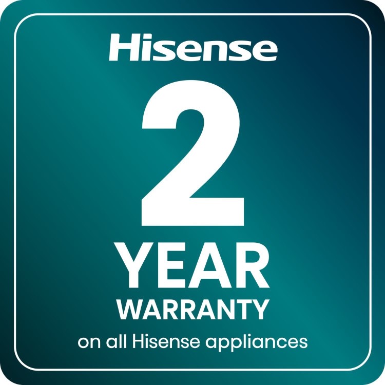 Hisense Hi4 Freestanding Dishwasher - Auto dry B-Rated Silver