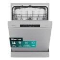 HS642B90X Hisense Hi4 Freestanding Dishwasher - Auto dry B-Rated Silver