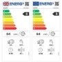 Hisense Hi4 Freestanding Dishwasher - Auto dry B-Rated Silver
