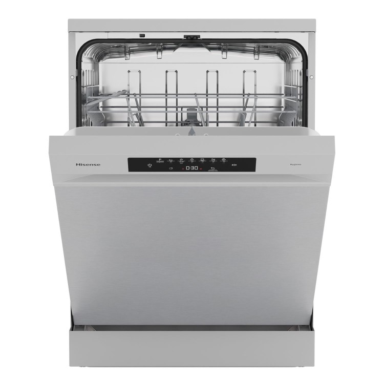 Hisense Hi4 Freestanding Dishwasher - Auto dry B-Rated Silver