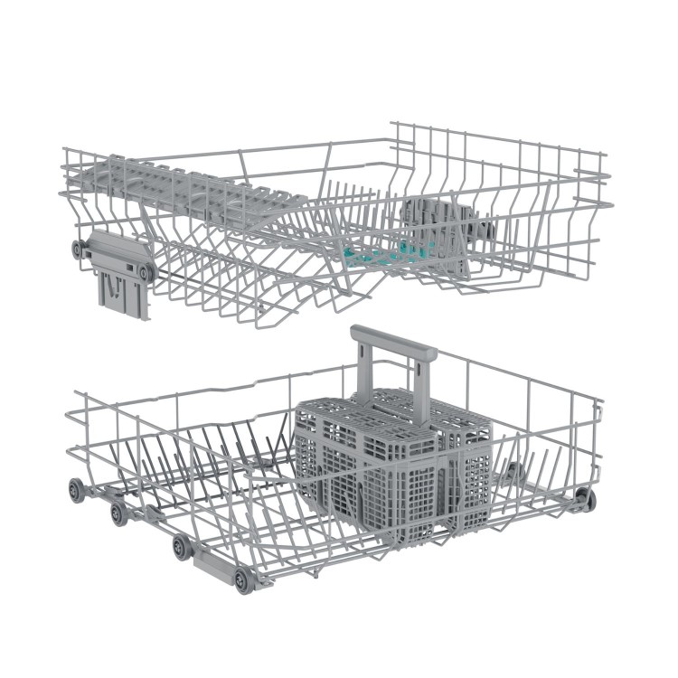 Hisense Hi4 Freestanding Dishwasher - Auto dry B-Rated Silver