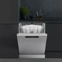 Hisense Hi4 Freestanding Dishwasher - Auto dry B-Rated Silver