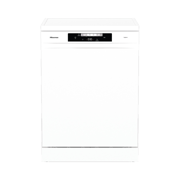 Hisense Hi4 Freestanding Dishwasher - Self-Clean D-Rated White