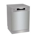 HS642D90XUK Hisense Hi4 Freestanding Dishwasher - Auto Dry, D-Rated, Silver