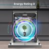 Hisense 16 Place Settings Freestanding Dishwasher - Stainless Steel