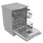 Refurbished Hisense Hygiene HS643D60XUK 16 Place Freestanding Dishwasher Stainless Steel