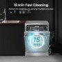 Hisense Hygiene Freestanding Dishwasher - D-Rated, Stainless Steel