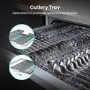 Hisense Hygiene Freestanding Dishwasher - D-Rated, Stainless Steel