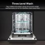 Hisense Hi6 Freestanding Dishwasher - WiFi-enabled A-Rated Black