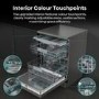 Hisense Freestanding Dishwasher - WiFi-enabled A-Rated Silver