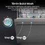 Hisense Freestanding Dishwasher - WiFi-enabled A-Rated Silver