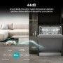 Hisense Freestanding Dishwasher - WiFi-enabled A-Rated Silver
