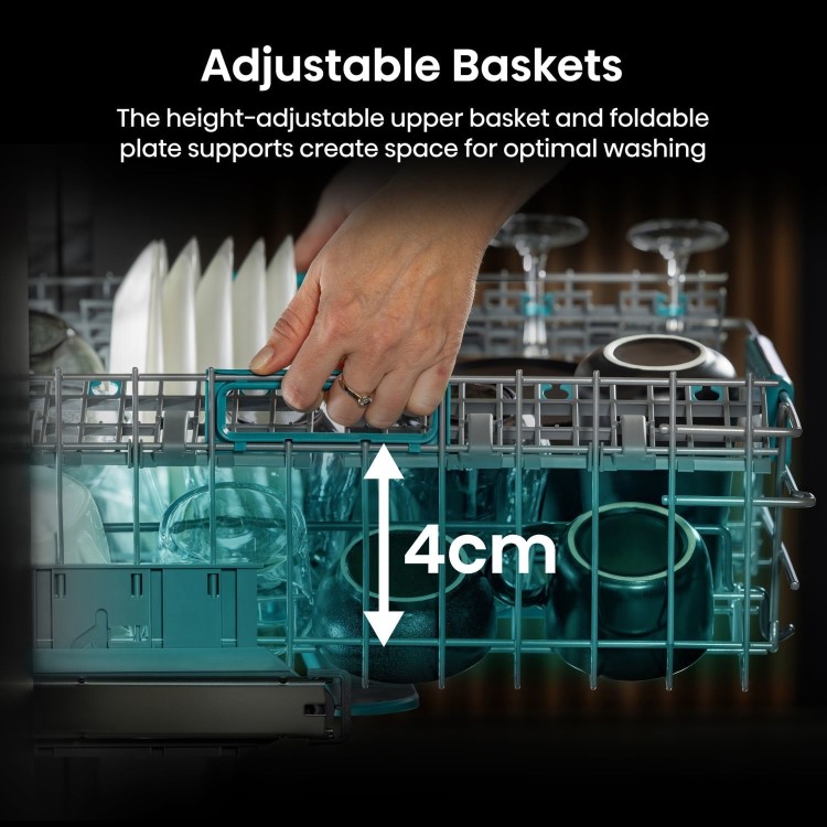 Hisense Freestanding Dishwasher - WiFi-enabled A-Rated Silver