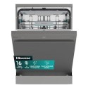 HS663A90XUK Hisense Hi6 Freestanding Dishwasher - Auto dry A-Rated Graphite