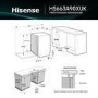 Hisense Hi6 Freestanding Dishwasher - Auto dry A-Rated Stainless Steel