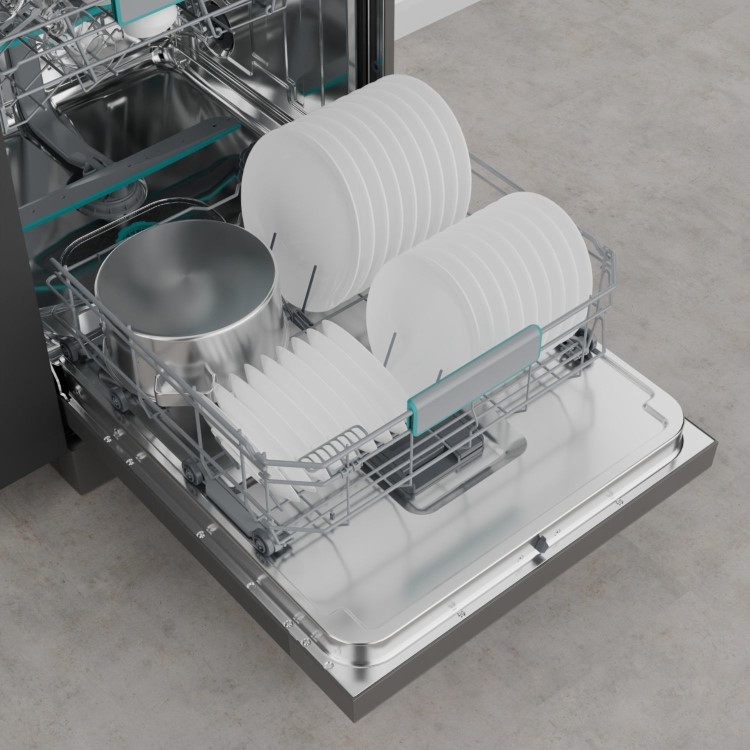 Hisense Freestanding Dishwasher - WiFi-enabled A-Rated Silver